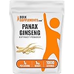 BulkSupplements.com Ginseng Root Extract Powder - Panax Ginseng Supplement, Herbal Supplement - Vegan & Gluten Free, 1g per Serving, 1kg (Pack of 5) (11 lbs)