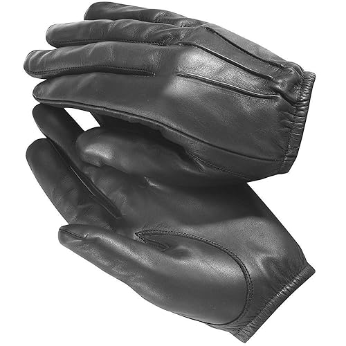 Anti-Slash Security Leather Kevlar Lined Gloves – Fire and Heat Resistance Work Gloves - M (Pack of 2)