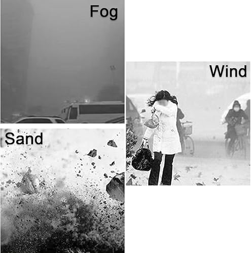 Miniatura 7 de Paquete de 2 gafas de seguridad, ajustables, ligeras, antivaho protectoras, color blanco