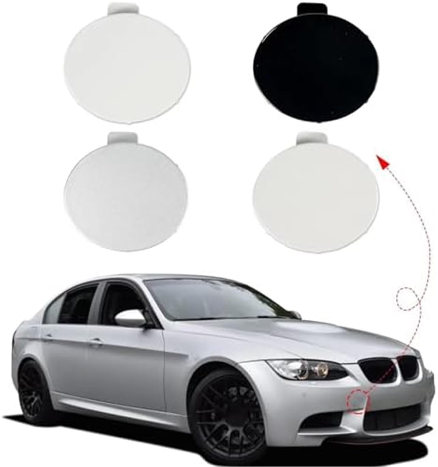 Auto-Abschlepphaken-Abdeckung, für M Forseries M3 E90 E92 E93