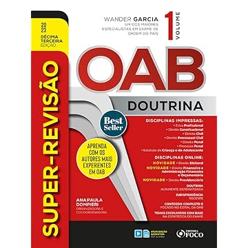 Capa do livro Super Revisão OAB - Doutrina Completa - 13ª Ed - 2023 - VOL 1: Volume 1