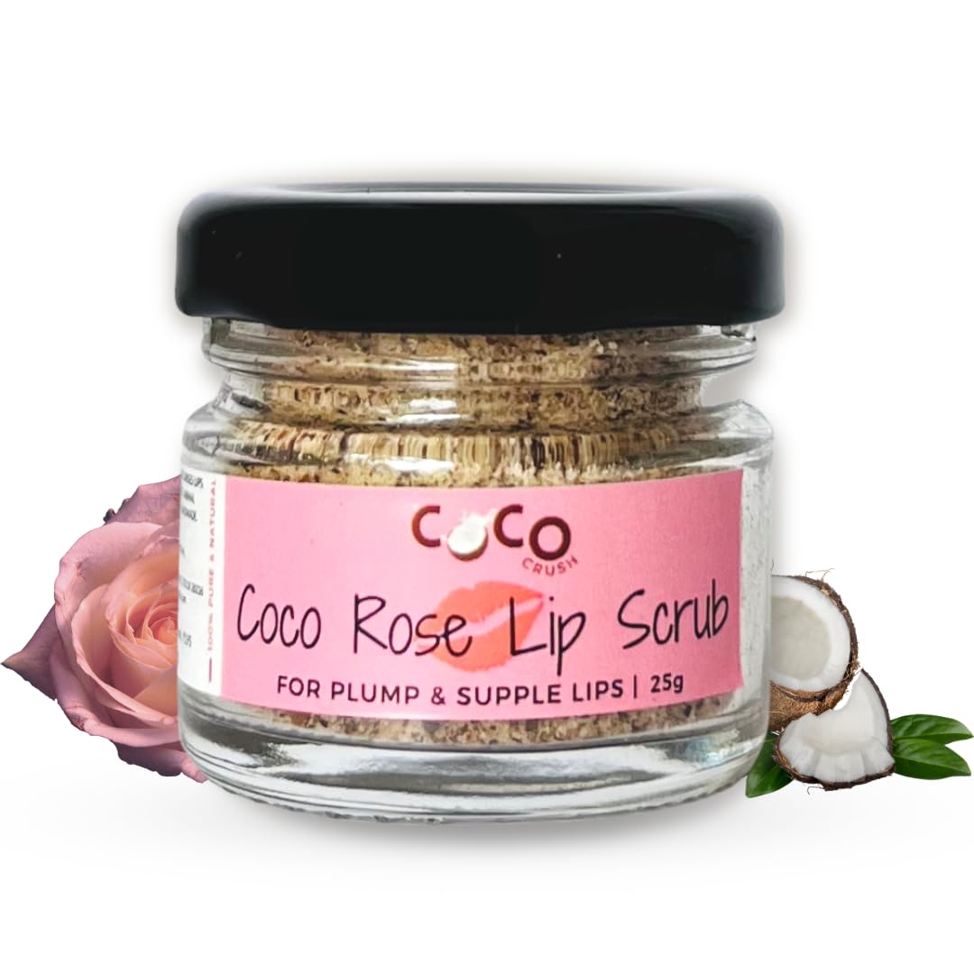 Rose Coconut Lips Scrub For Lightening & Brightening Lips | Chapped Lips Scrub-picture-11