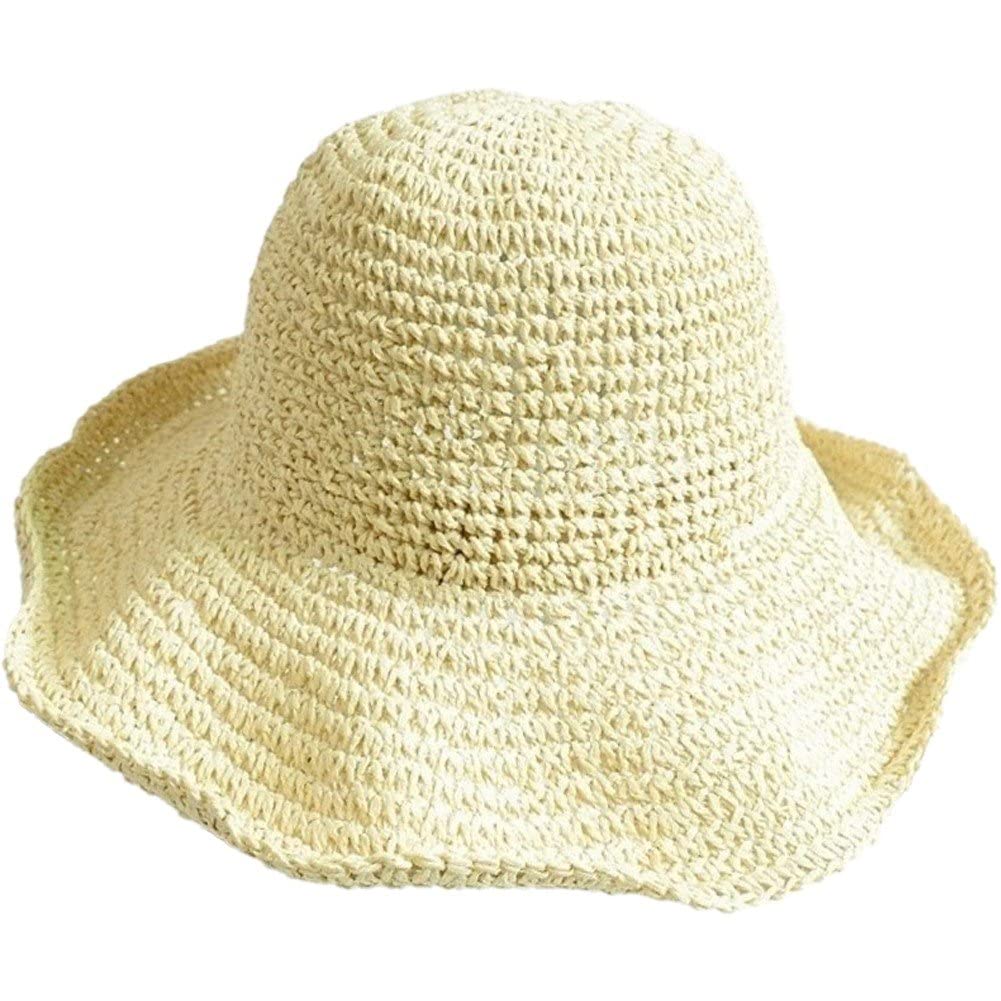 Danlai Mujeres Sombrero De Paja De Paja Capa De Verano De Verano.