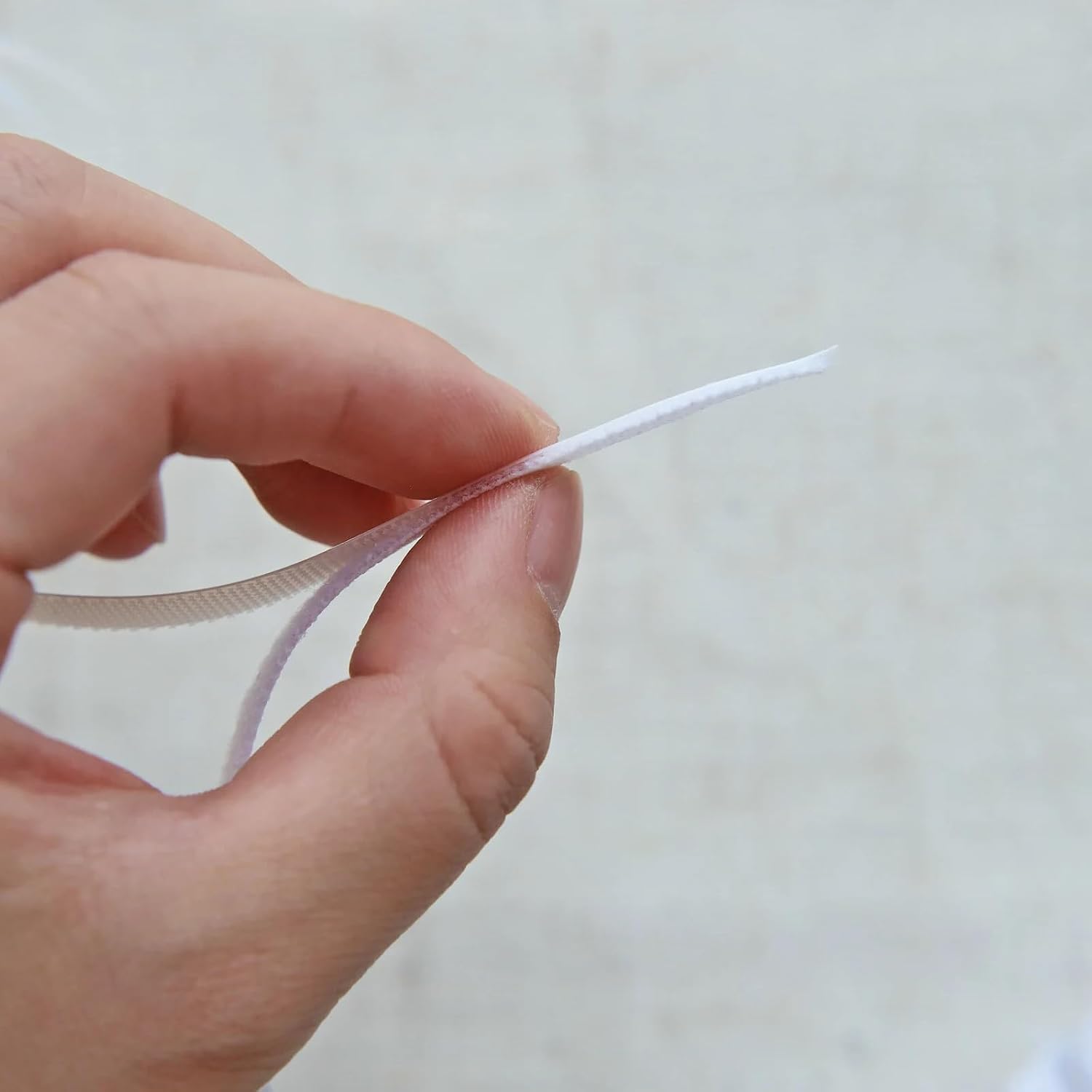 6mm / 0.24" Super Thin Sew On Fastener Strap, Tiny Hook and Loop Tape, for Doll Clothes, Doll Sewing Craft Supplies (1Yards)