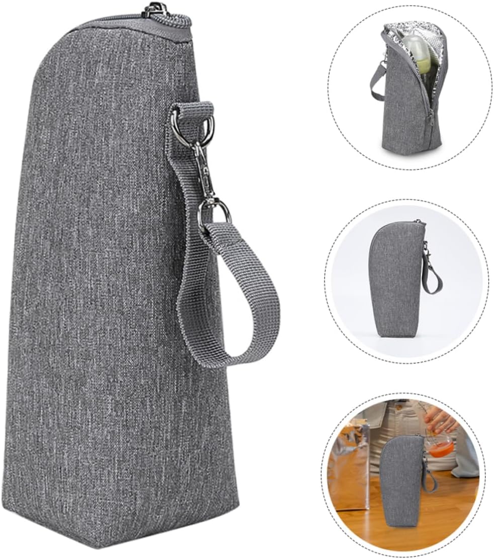 Kisangel 3pcs Insulated Bottle Carrier Bags Portable Thermal Sleeves for Food Storage Travel Compatible with Various Bottle Durable Easy to Carry