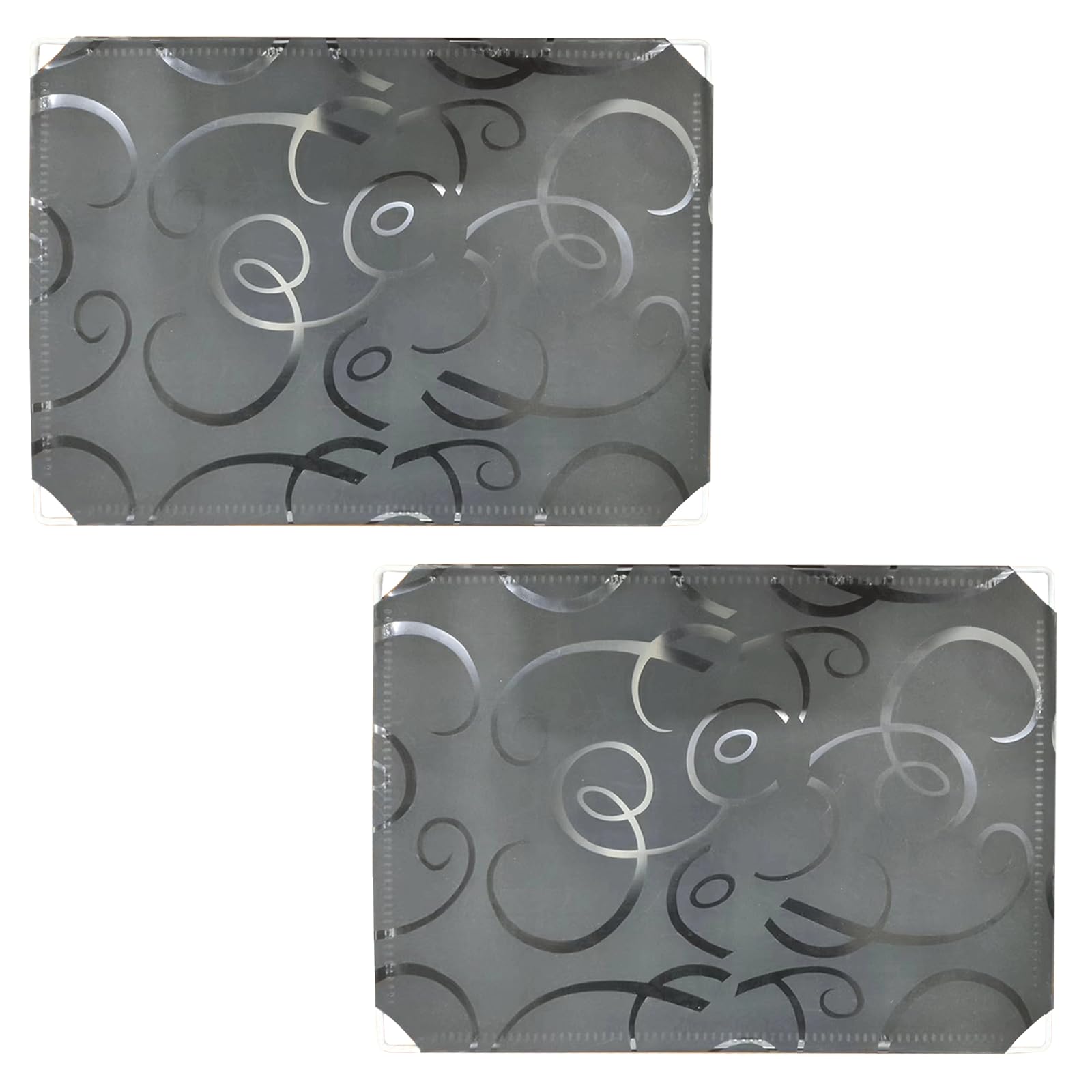 YIHATACurly Patterned Panel 30 X 40 CM Black