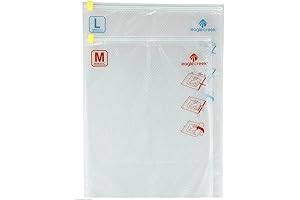 EAGLE CREEK Pack-It Compression Cube Travel Set (M/L), Travel Packing Organizers - White