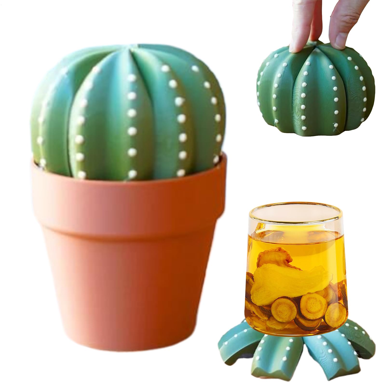 Dessous de verre cactus pour égayer vos apéritifs entre amis au salon