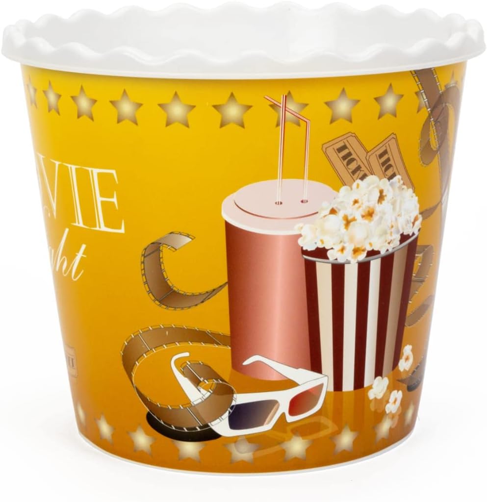 ONONGLOBAL Modern Style Reusable Plastic Popcorn Containers/Popcorn