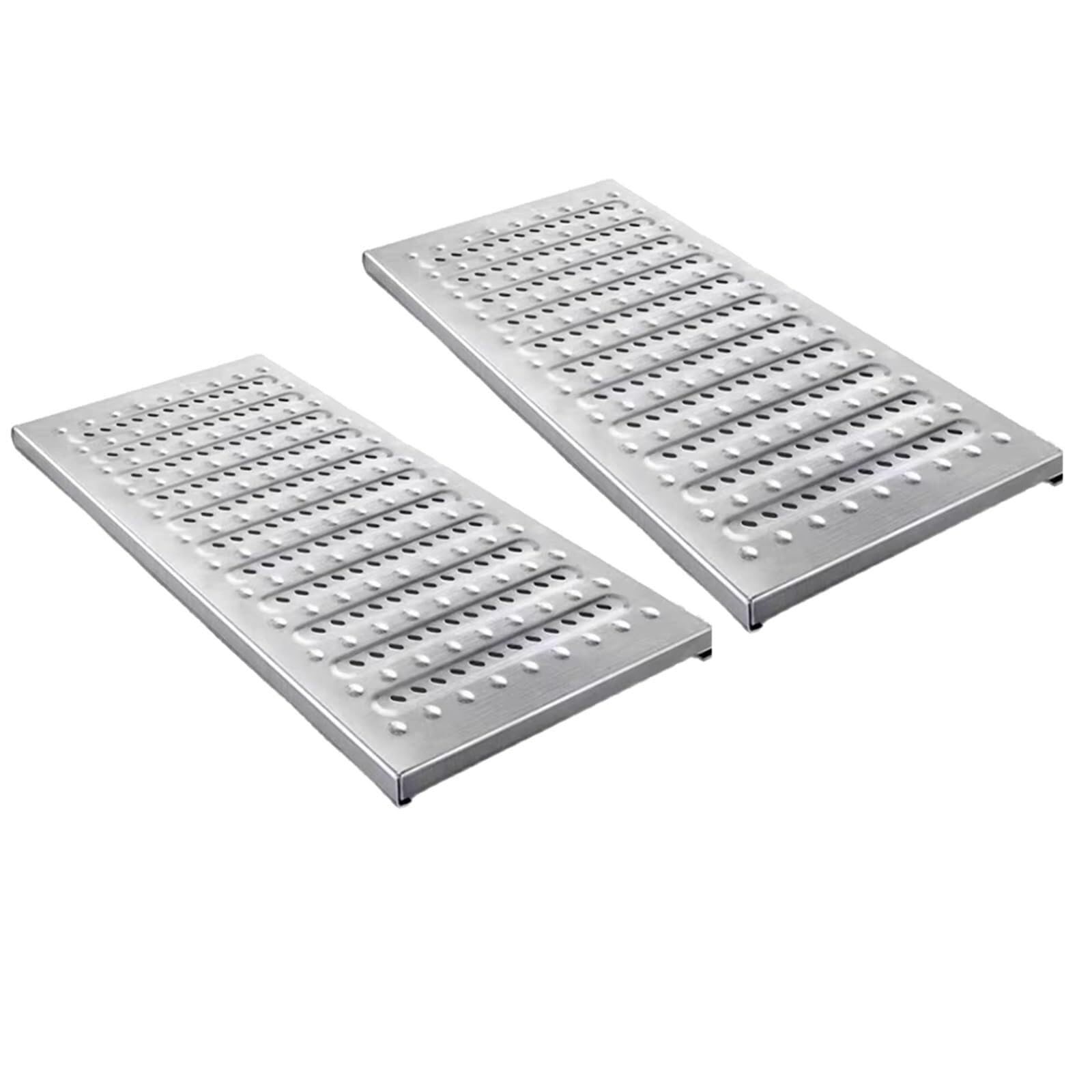 Grille de drainage et couvercle de caniveau 58x20cm pour zone commerciale
