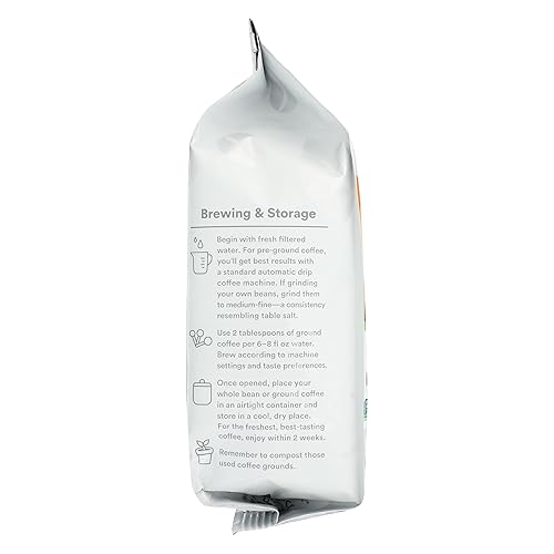 Miniatura 4 de 365 by Whole Foods Market, Pleasant Morning Buzz Vienna Roast - Café en grano entero - Bolsa, 10 onzas