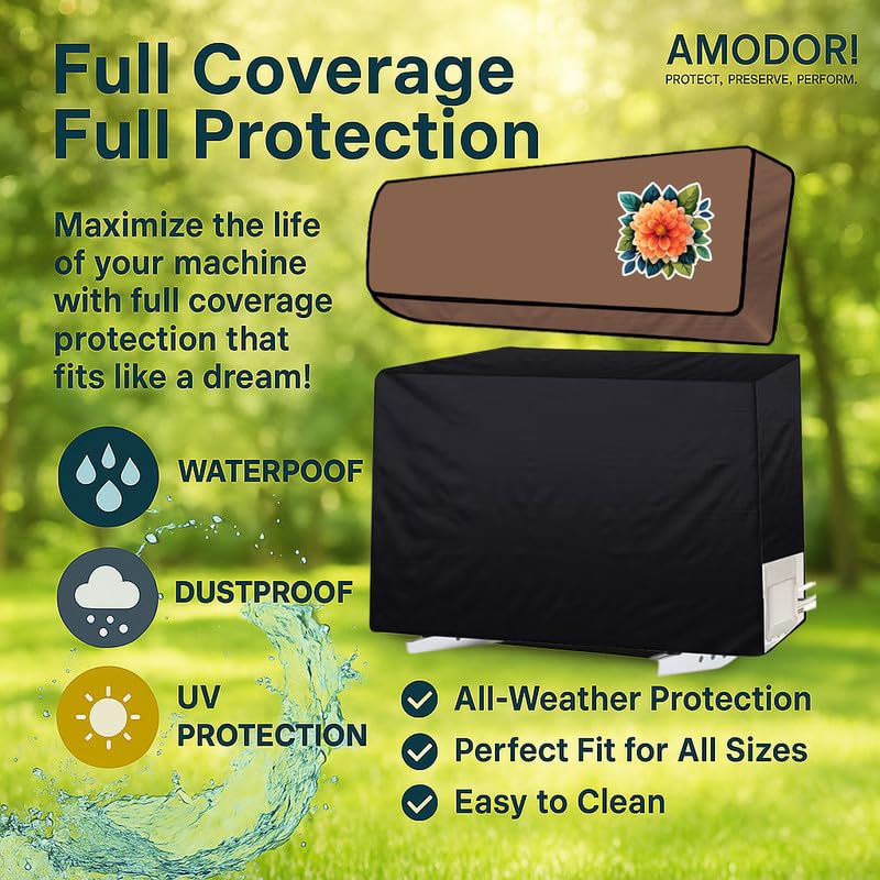 Diwali Offer Buy Now Amodori Outdoor Split Ac Protector – Universal Fit For 1–1.5