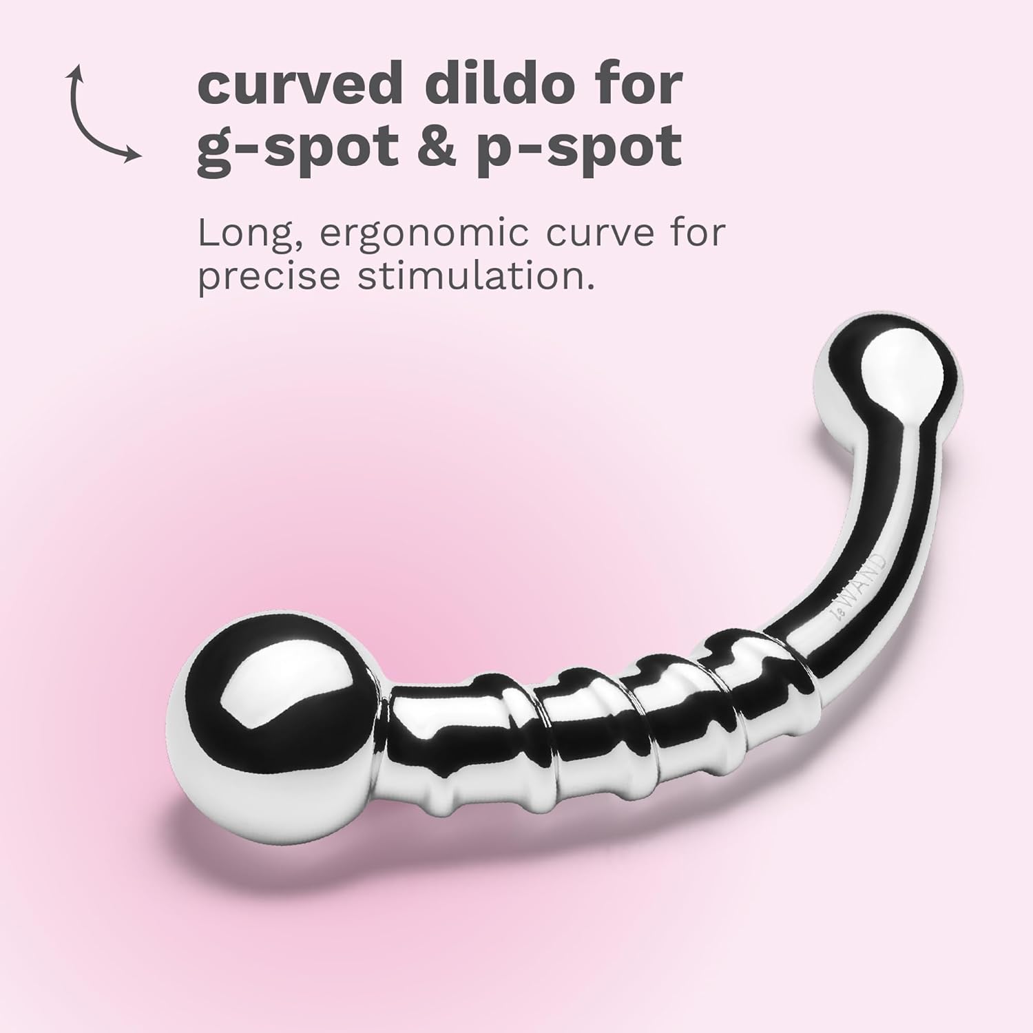 Le Wand Bow Stainless Steel G-Spot Massager - Adult Sex Toys, Sexual Pleasure Tools for Women