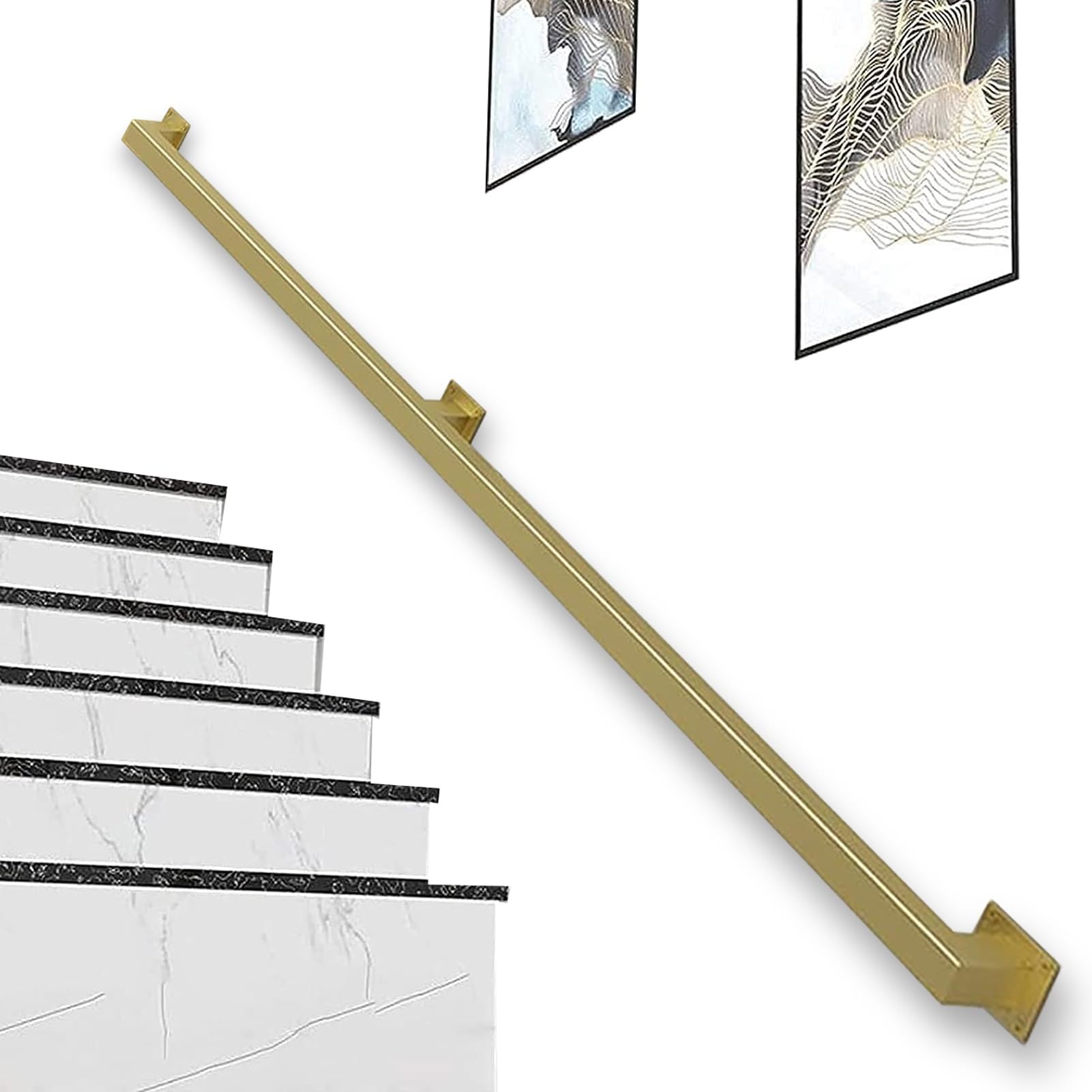 Garde-corps d'escalier antidérapant pour sécuriser les marches de la maison