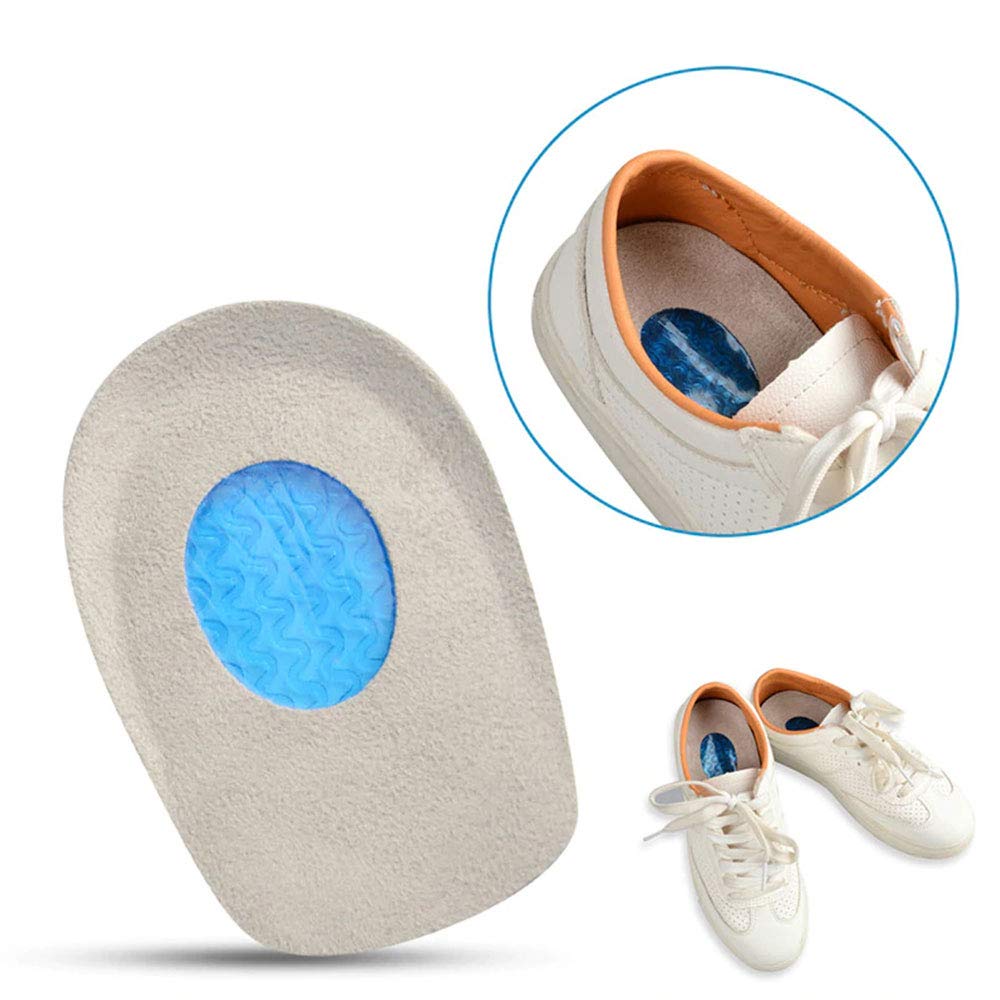 Pedimend fascite plantare e tallone (2PAIR – 4pcs) - gel tallone cuscino - riduce il dolore, gonfiore e disagio causato da running/jogging o piedi - per uomini e donne - Foot Care