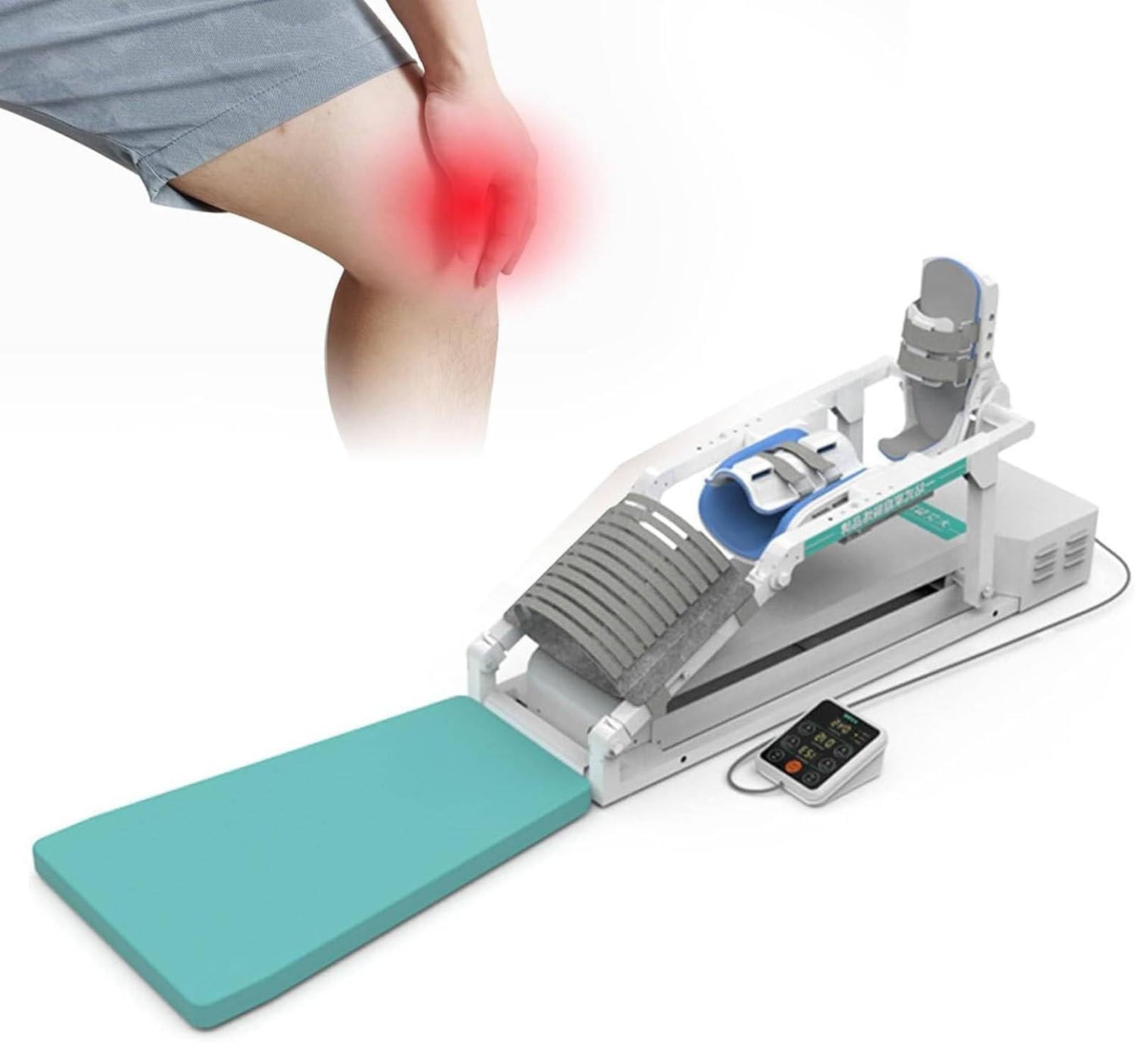 Sprzęt do rehabilitacji nóg po udarze, urządzenie do rehabilitacji stawu kolanowego, elastyczne ćwiczenia pod kątem 0°-140°, regulowana siła, na zwichnięcia, urazy więzadeł
