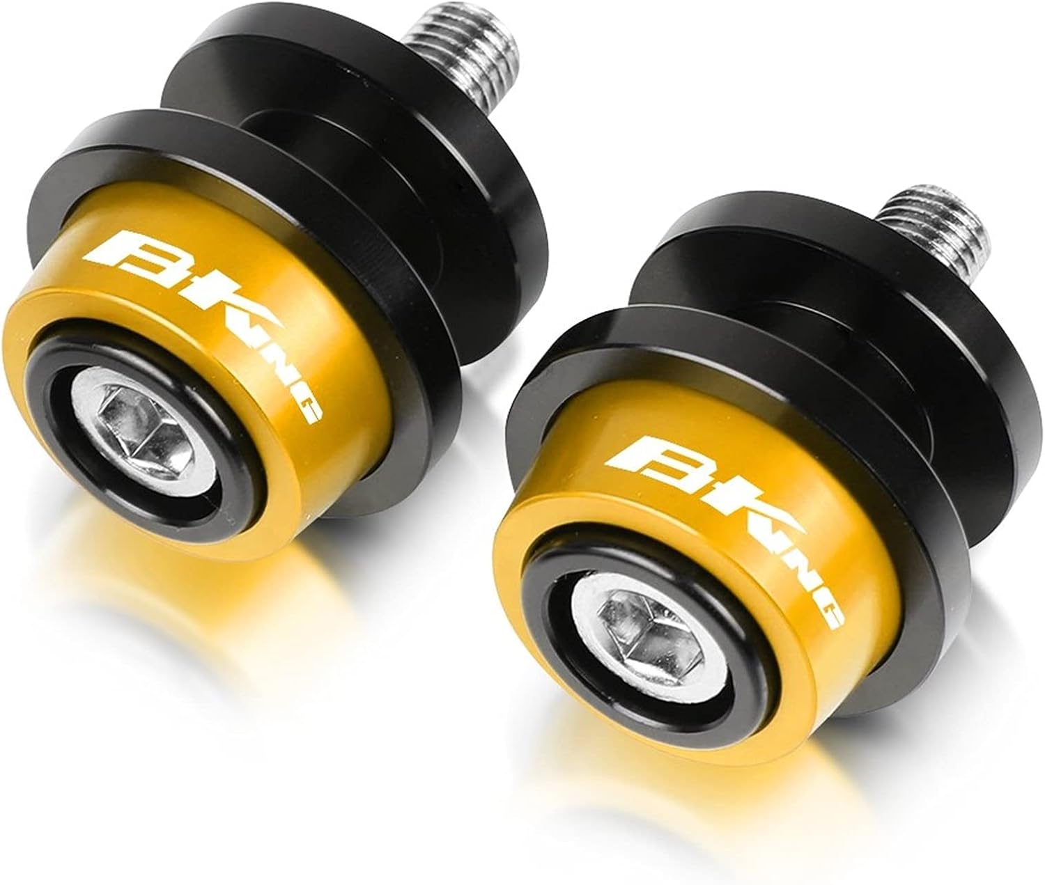 Motorcycle 8MM Stand Screws CNC Aluminum Swingarm Slider Spools for Suzuki B-King 1300 B-King 2008-2012 2011 2010 2009 Swing Arm Bracket Screw (Color : Red)