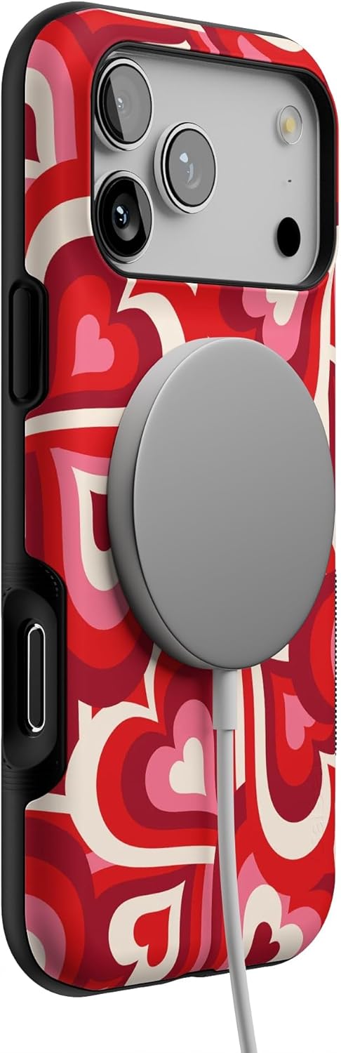 Casely iPhone 17 Pro Max Case | Love Song Remix | Ombre Hearts | Bold Protective Design | Compatible with MagSafe
