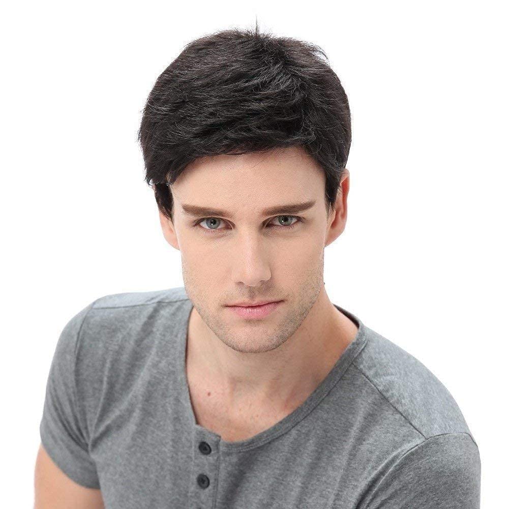 Sspbs Full Head Synthetic Nylon Hair Wig Gents Wig For Men And Boys For
