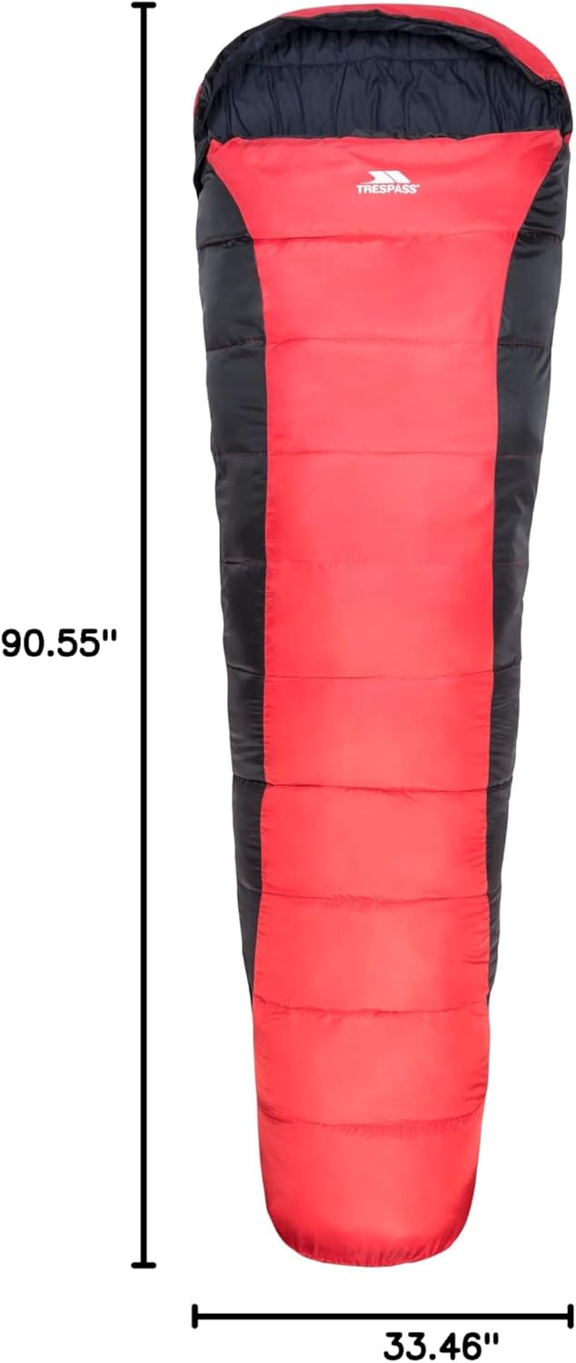 SIESTA ADULT SLEEPING BAG Sleeping Bag RED