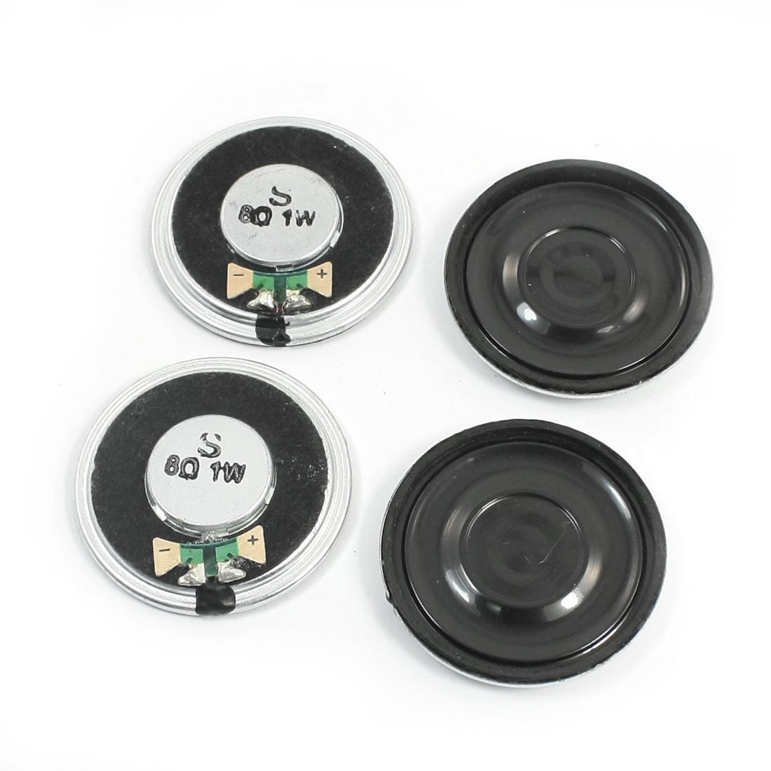 sourcingmap 4pz. 1W 8 ohm a 2 pin connettore Toy citofono 28mm diametro