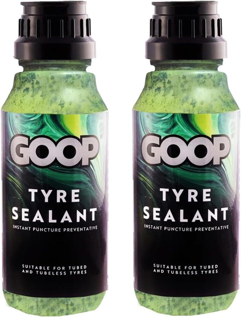tyre sealant * puncture repair motorbike * car tyre sealant * bicycle tyres sealant * 2 x 250ml bottles Made in UK