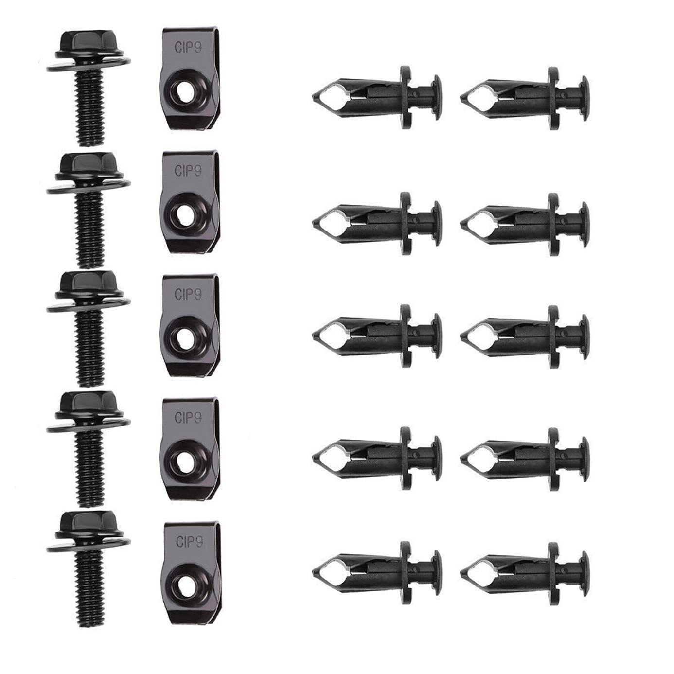 Front Splash Shield Repair Kit Clips Bolts Bumper Hardware