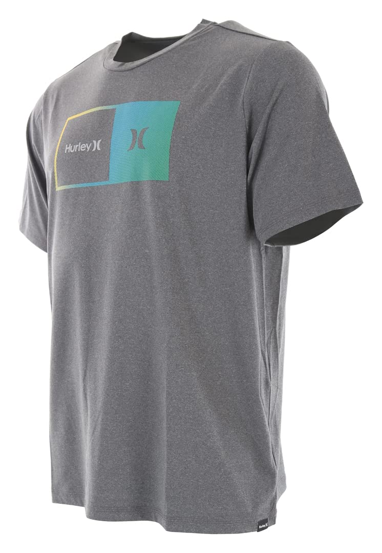 Hurley Herren Halfer Gradient UPF Tee Ss Rash Guard Shirt