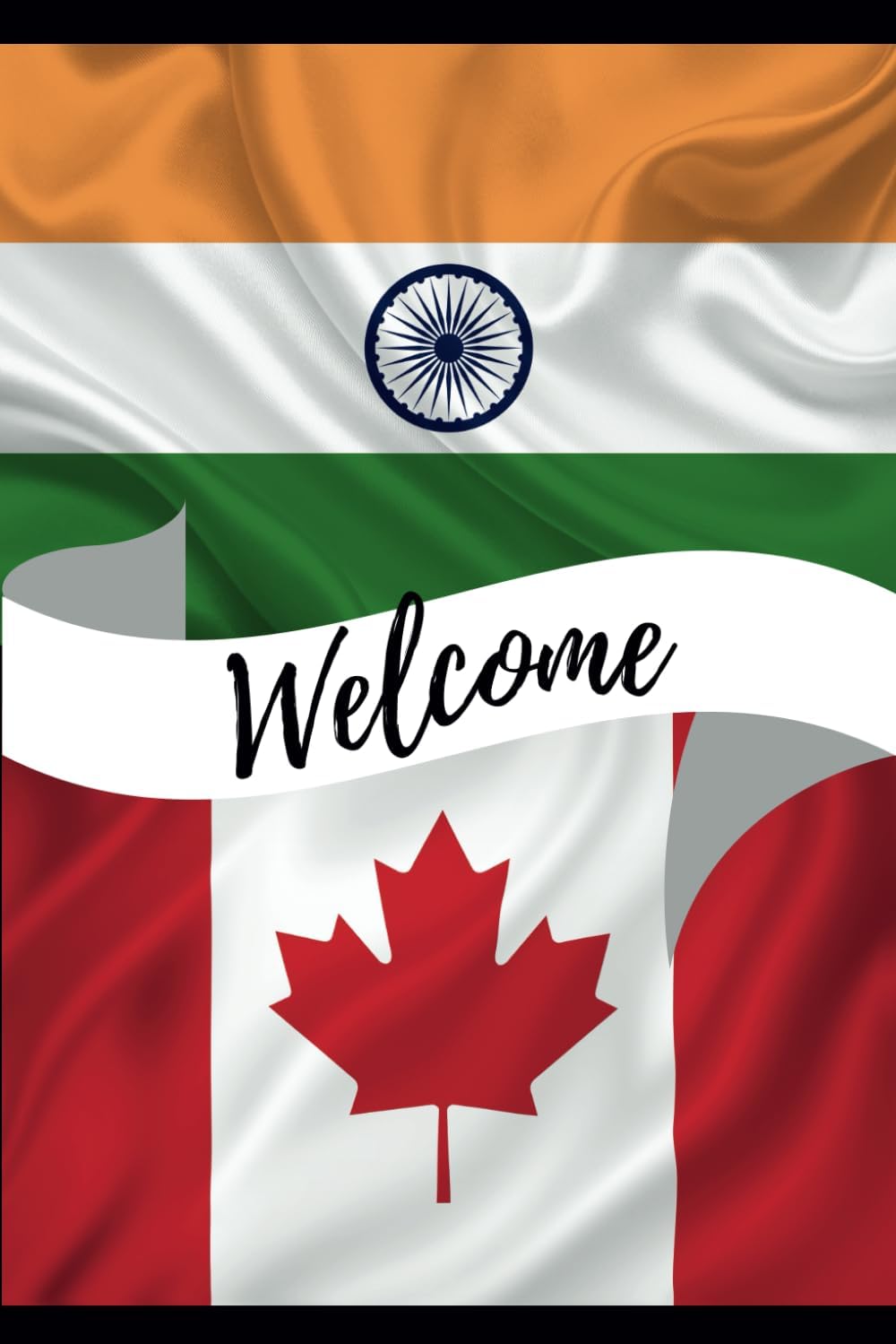 Welcome Indian Canadian: 108 Lined Page Journal, Notebook, Keepsake, Welcoming New Comers From India, Travel