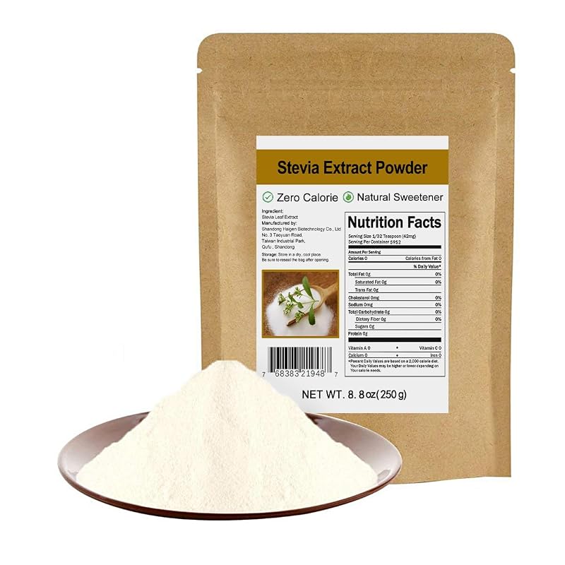 CCnature Adoçante em pó de extrato de estévia 250 g