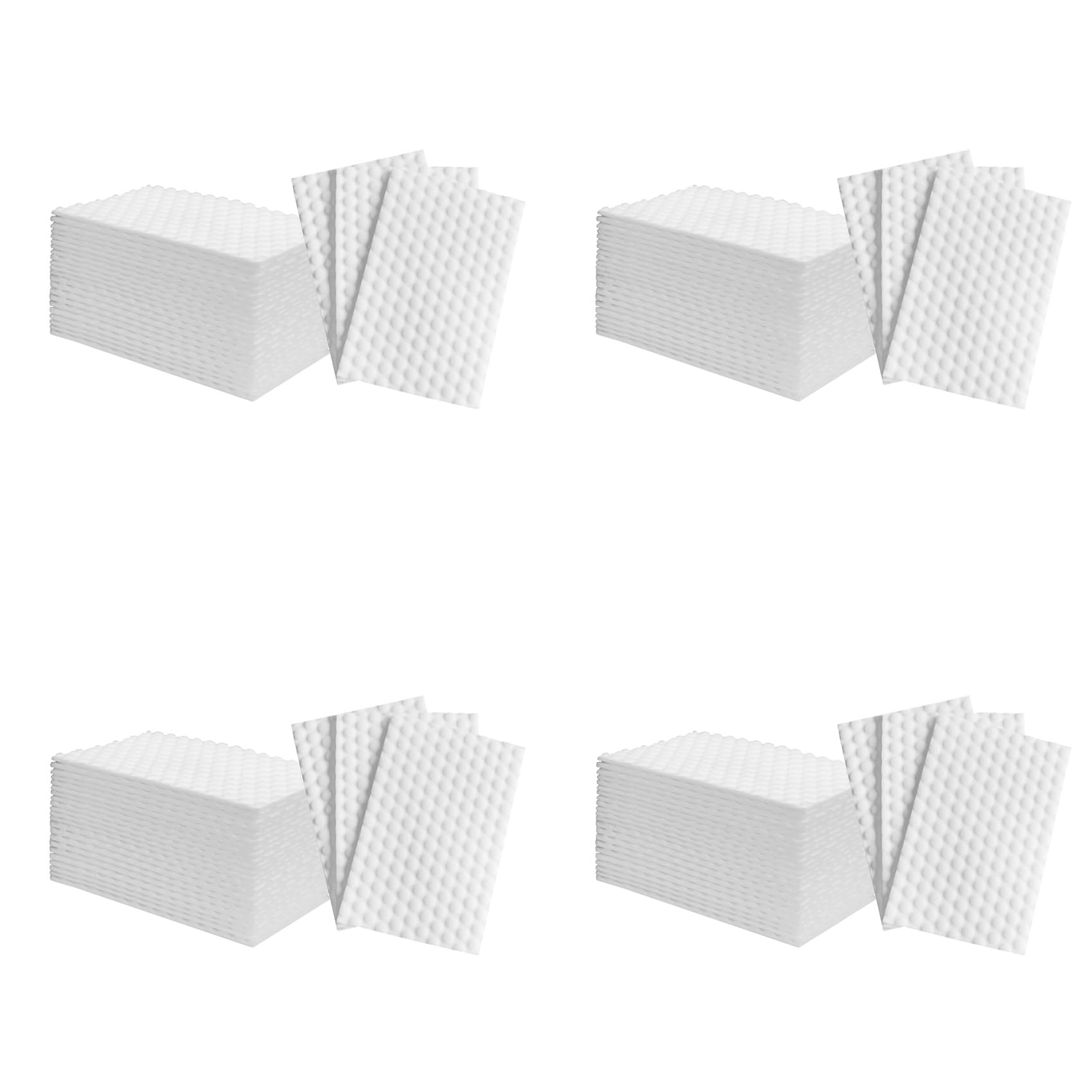 Hndhbfgrt 200 PCS Magic Sponge Eraser Sheets,Convex Point Melamine Sheets,Disposable Portable Magic Cleaning Eraser Thin Wipes