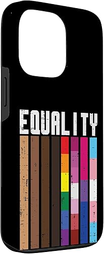 Miniatura 3 de Funda de regalo para iPhone 13 Pro Igualdad Negro LGBT Pride Rainbow Lesbiana Gay Bi Trans