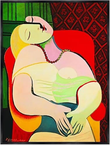 Waeta Rnvzx Pablo Picasso Wall Art The Dream Painting Abstract Women Portrait Posters Pablo Picasso Prints Canvas Art For Home Decor Picture 50x70cm No Frame