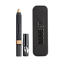 Vista 5 de Nudestix Color de ojos luminoso magnético: barra de sombra de ojos crema 4 en 1, delineador, imprimación e iluminador Larga duración, acabado