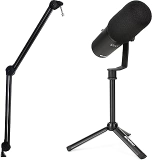 PreSonus Revelator Dynamic USB Microphone with Onboard DSP, Studio-Quality Sound, Cardioid Polar Pattern, Adjustable Desk-Mounted Boom Arm, Perfect for Streaming, Podcasting, Gaming, and Recording - Buy now