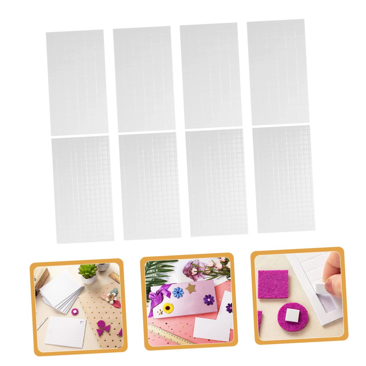 Didiseaon 5 Series Espuma Adhesiva Doble De Espuma Eva para Manualidades para Scrapbooking Y Proyectos DIY 8 Hojas*5