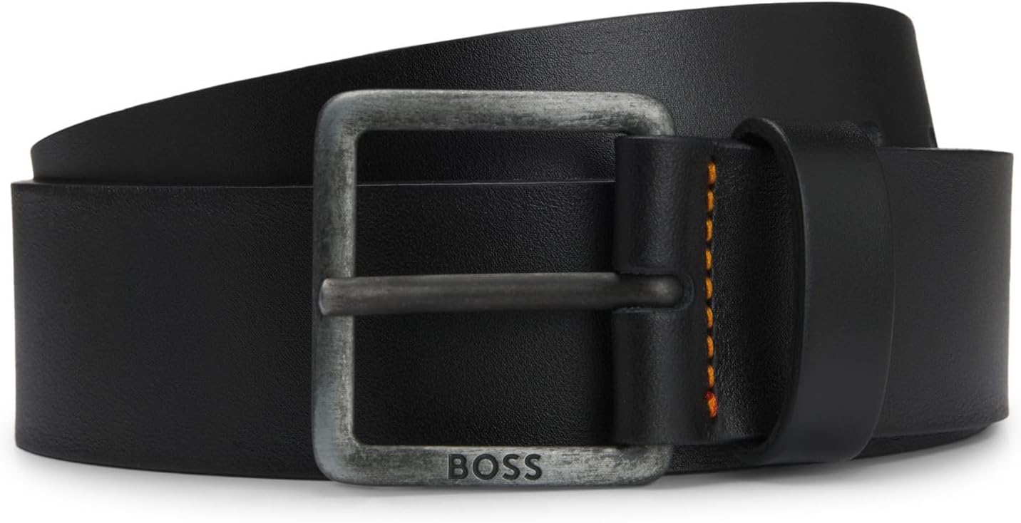 BOSS Mens Jeeko Sz40 Leather belt with logo buckle : Buy Online at Best Price in KSA - Souq is now Amazon.sa: Fashion
