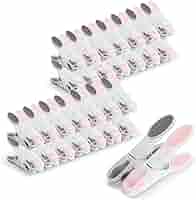 30 Mollette Per Bucato Romon - Clip Forti E Multiuso Per Vestiti, Asciugamani E Teli - Foto 11