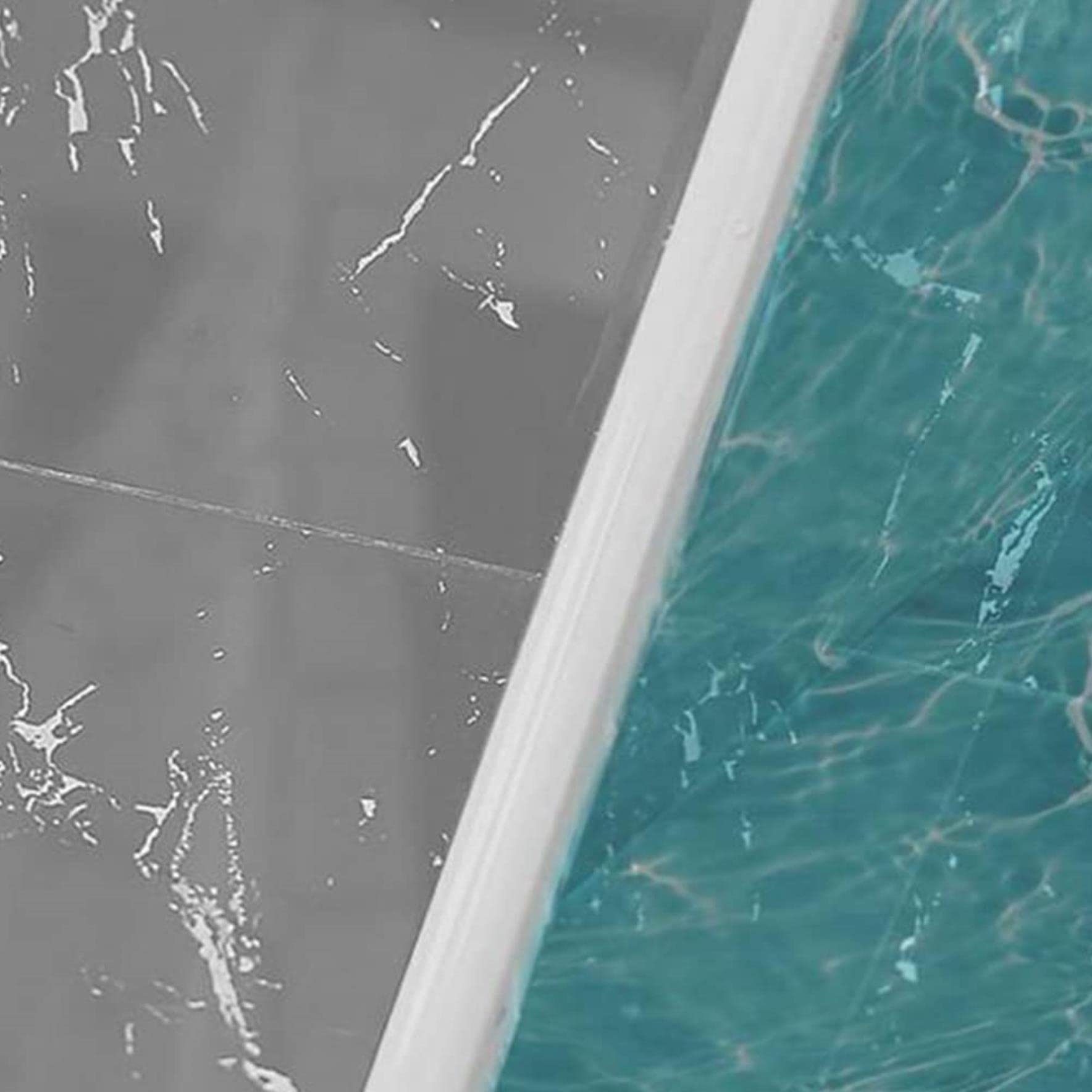 Striscia di guarnizione autoadesiva in silicone per porta della doccia, impermeabile, per bordi del lavello della cucina, soluzione efficace per trattenere l'acqua in ambienti umidi