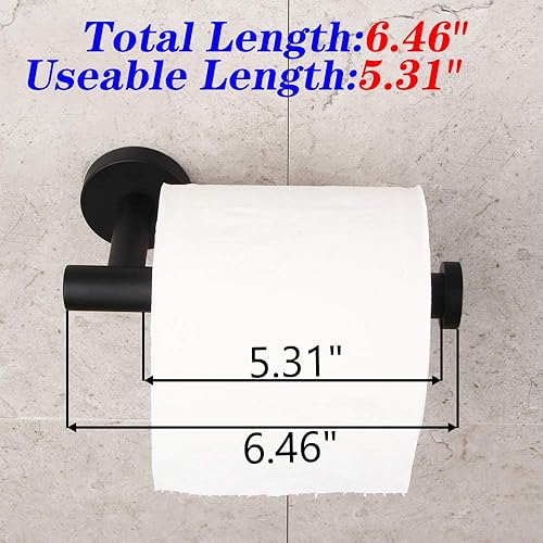 Miniatura 10 de GERZWY Juego de 4 piezas de accesorios de baño de acero inoxidable cepillado SUS 304, accesorios de baño, montaje en pared, doble toallero, soporte