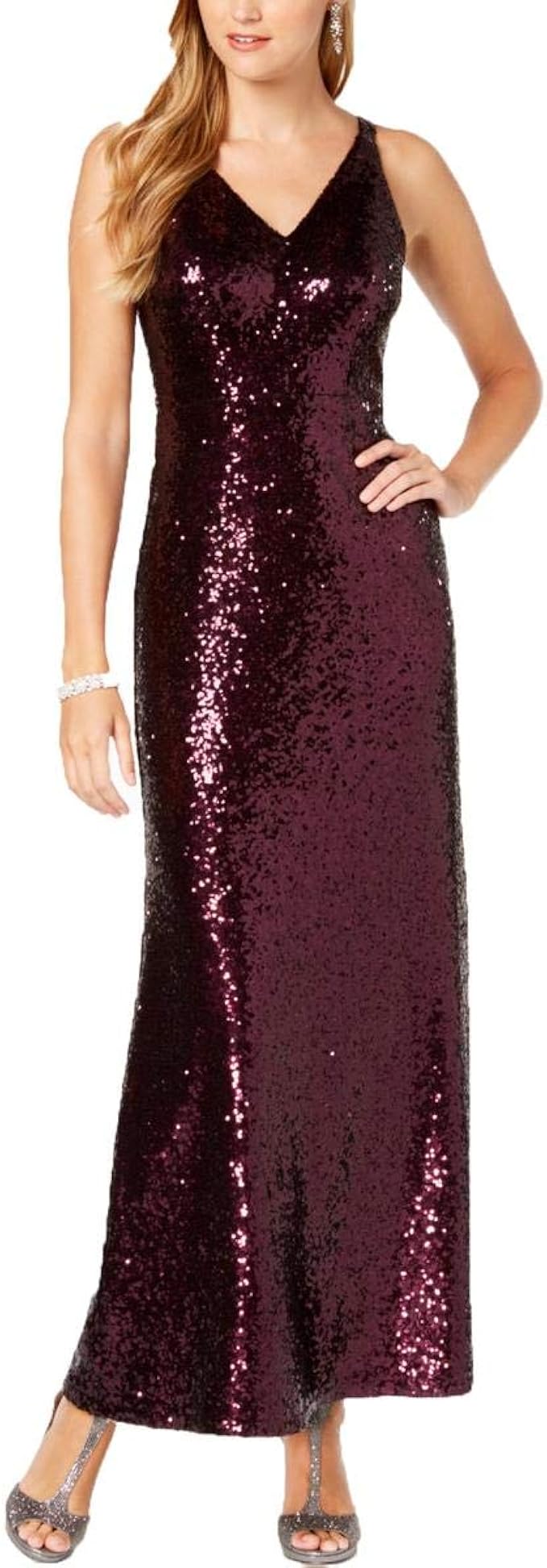 nightway sequin gown