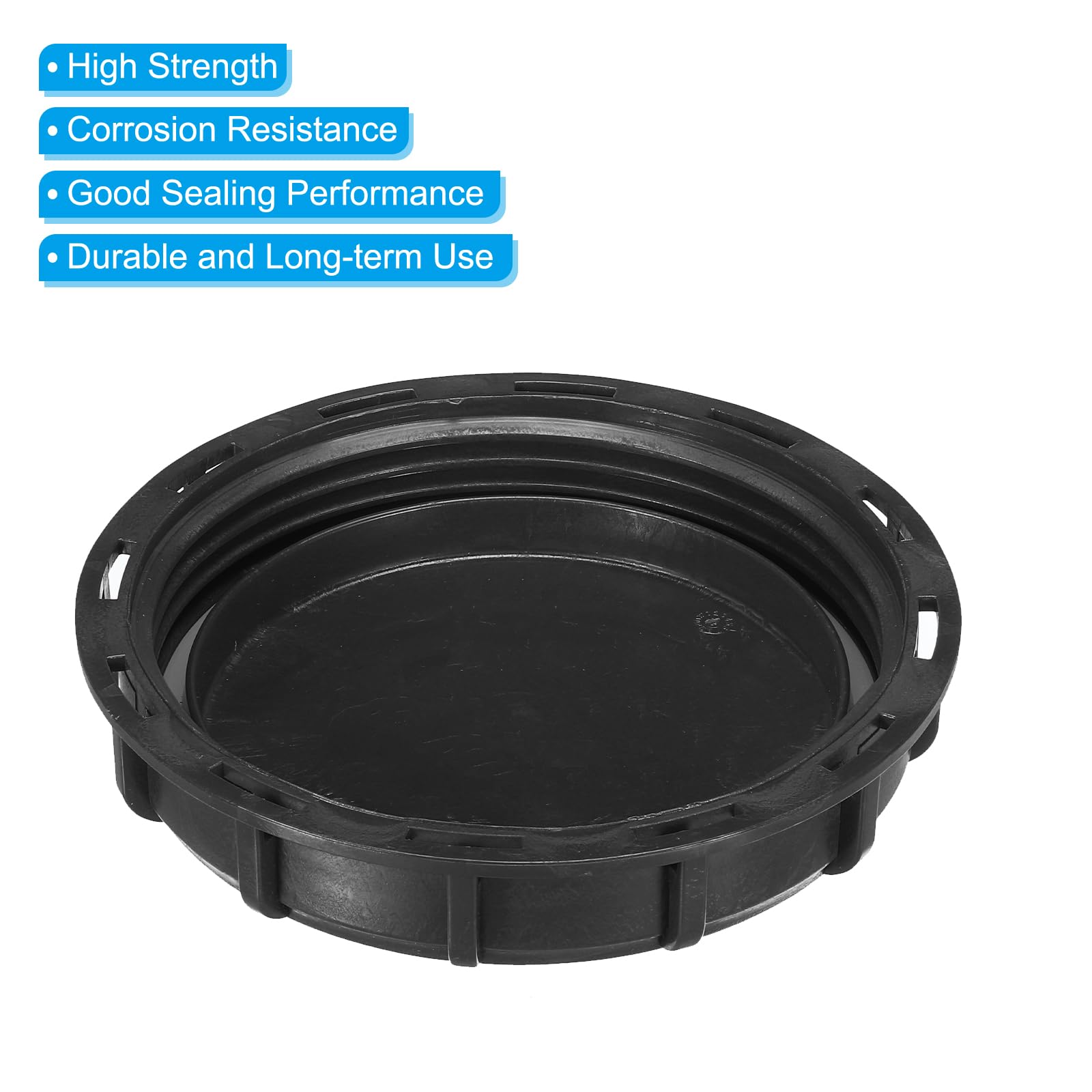 Lot De 2 Bouchons Étanches Pour Cuve IBC - Couvercles De Réservoir Avec Joint - Protection Stockage Eau Ou Produits Chimiques