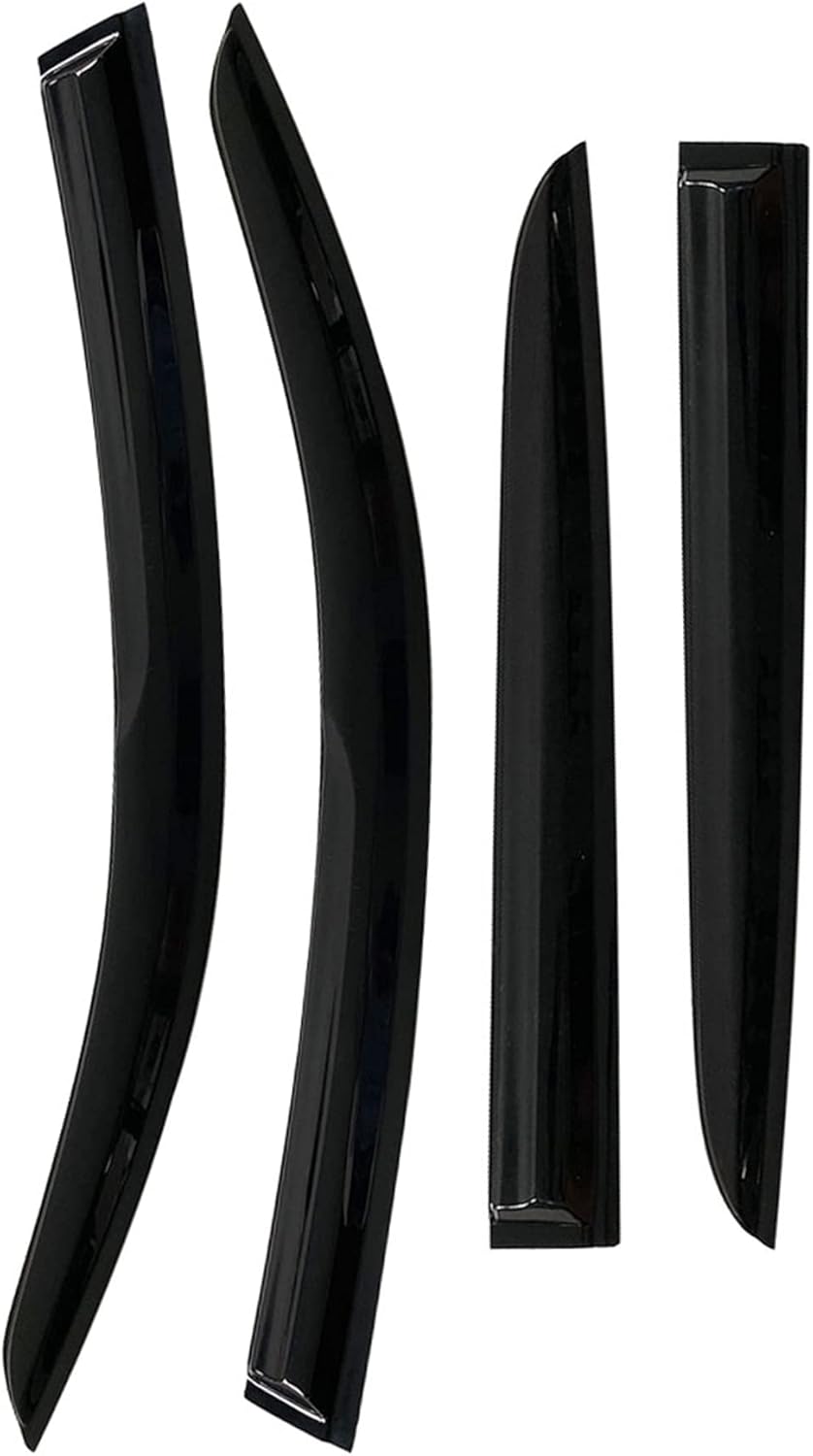 Silscvtt Window Vent Visors Shade Sun Rain Wind Guards Deflectors Cover Acrylic Outside Replacement for C-HR 2017-2020
