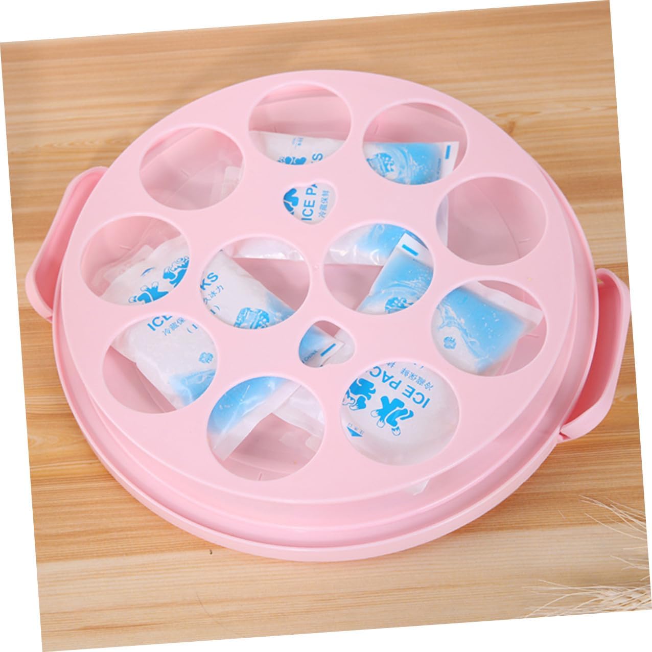 Portable Cake Carrier with Dome Lid and Easy-carry Handle Lightweight Birthday Cake Holder Cookies and Sweets Storage