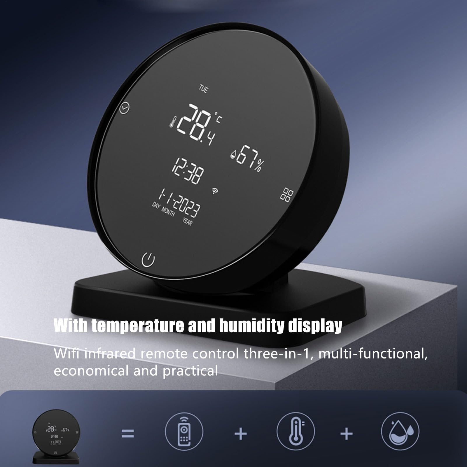 Moniteur de Température et d'Humidité Capteur d'Intérieur pour Température