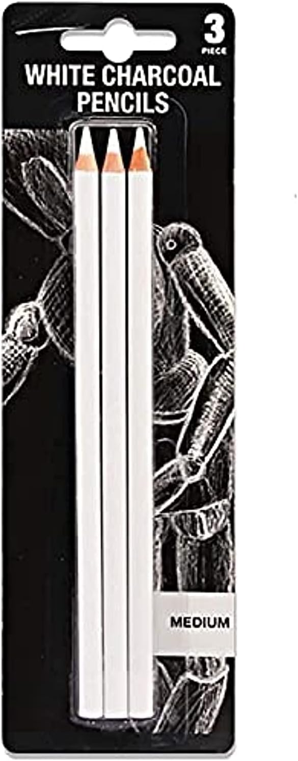 Sketch Highlight Pencil Pen Charcoal White Sketch Pencil Painting Special White Charcoal 3 Stick Set
