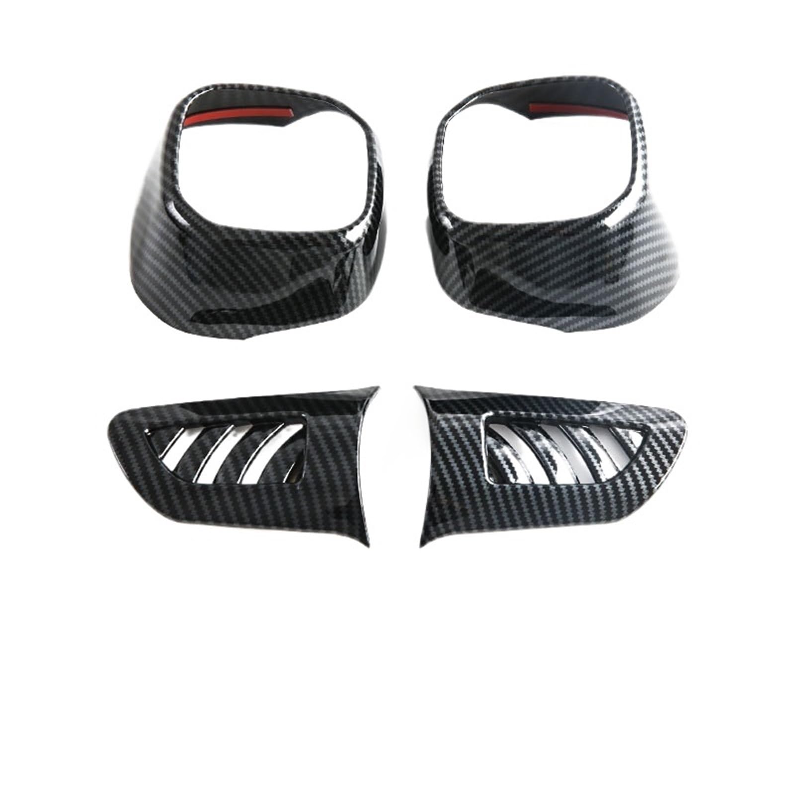 QBKGMEWCA Car Interior Front Left and Right Air Vent Trim Stickers Modification Accessories Compatible for MG5 2025