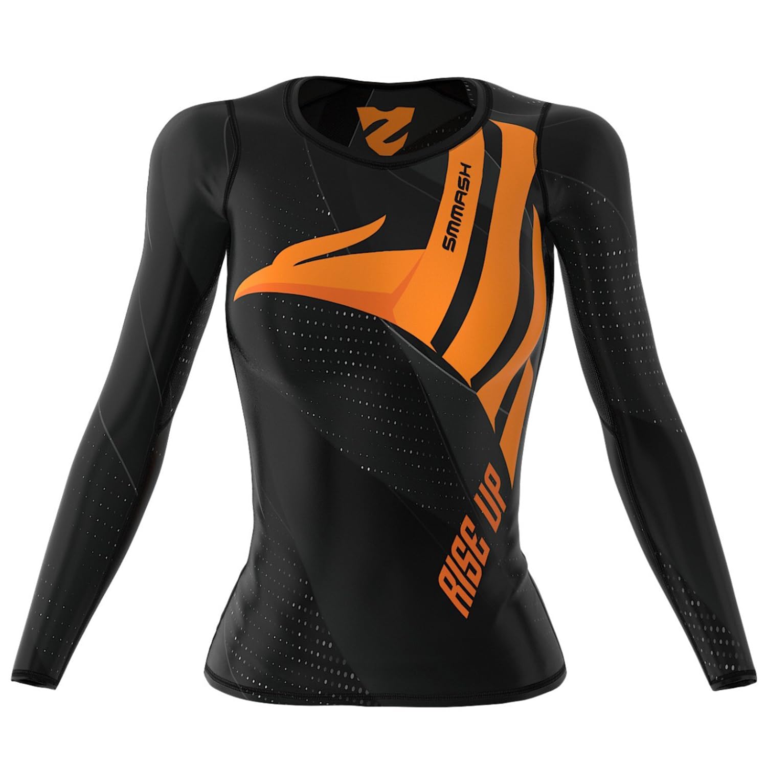 SMMASH Haut De Sport pour Femme Manche Longue T Shirt De Compression Running Yoga Fitness Sportswear Respirant Séchage Rapide Vêtements Matériau Antibactérien Fitness Gym