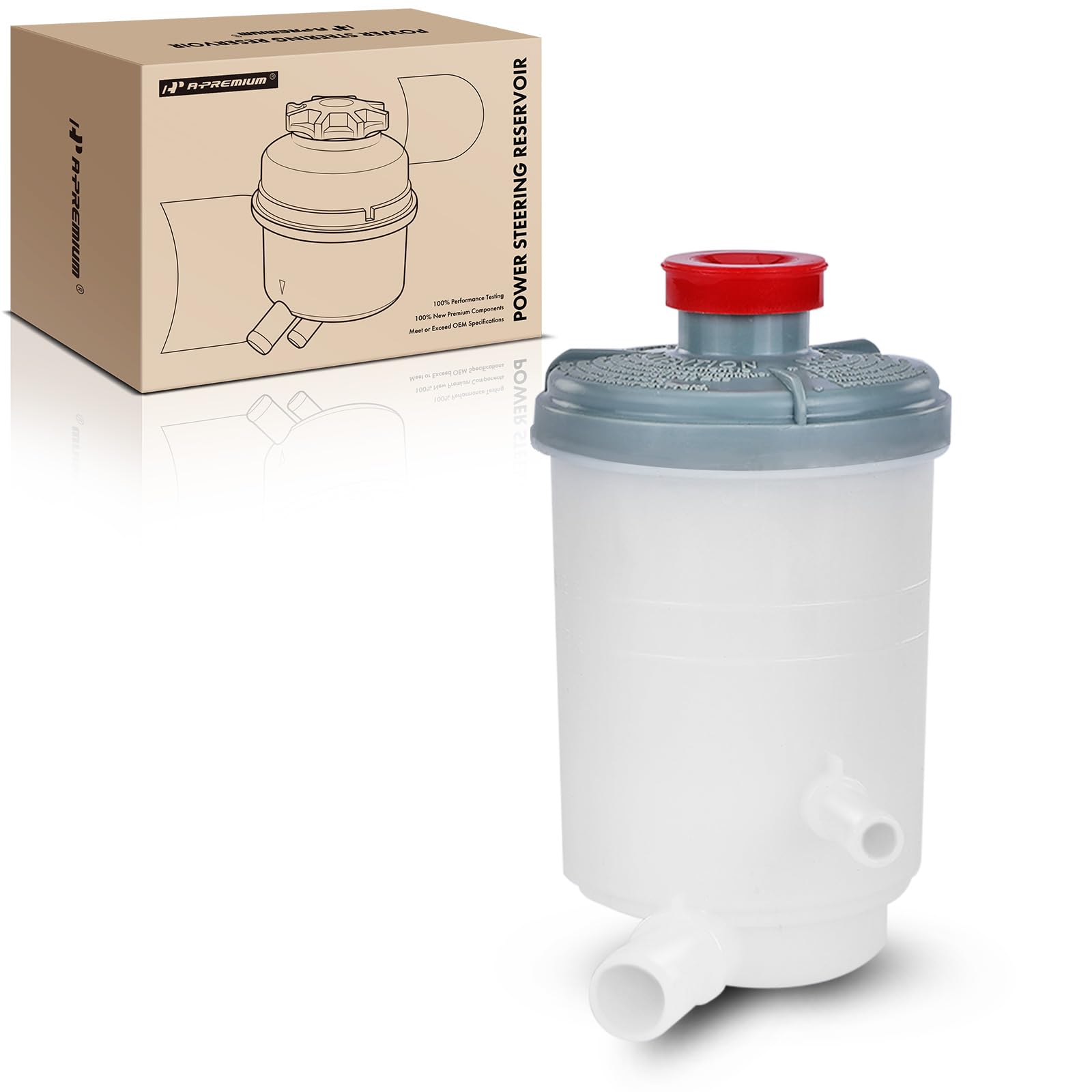 A-Premium Power Steering Reservoir/Tank with Cap Compatible with Honda Odyssey 2011 2012 2013 2014 2015 2016 2017