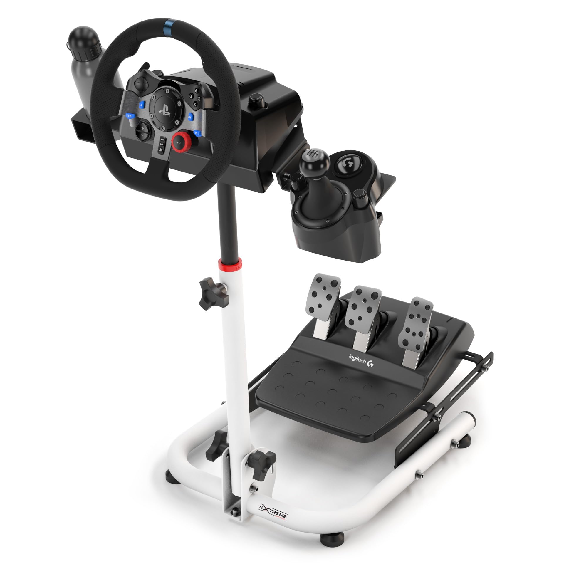 Ssim Racing Stand Extreme Simracing Wheel Stand Cockpit Spro White Edition Racing ...